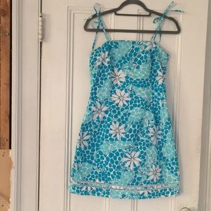 Vintage Lilly Pulitzer Leopard Lounge Dress Size 8